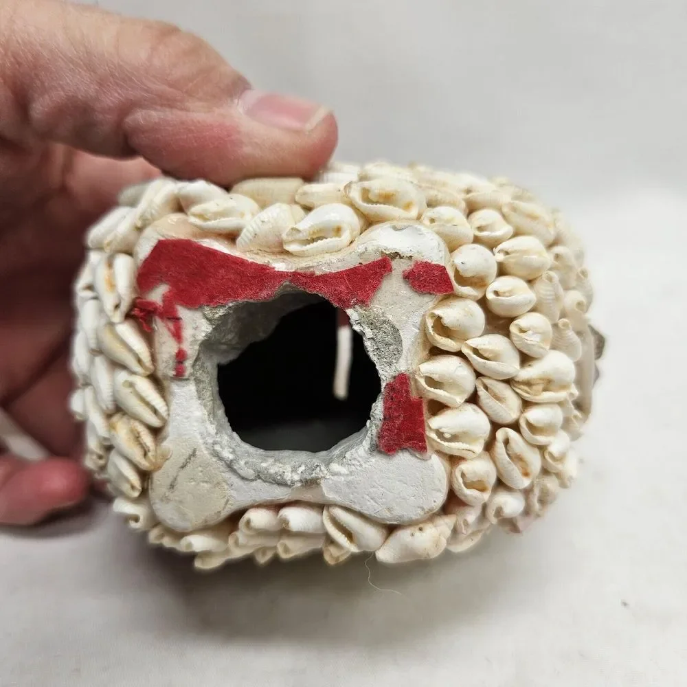 Vintage Sea Shell Pig Piggy Bank Coin‎ Bank